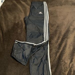 90s Vintage Adidas Black Nylon Pants